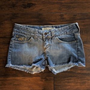 O'Neill Women's Blue Denim Cutoff Jean Shorts